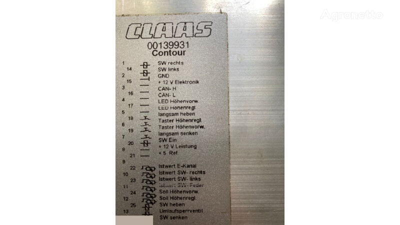 Claas 00139931 control unit for Claas Lexion 530 grain harvester