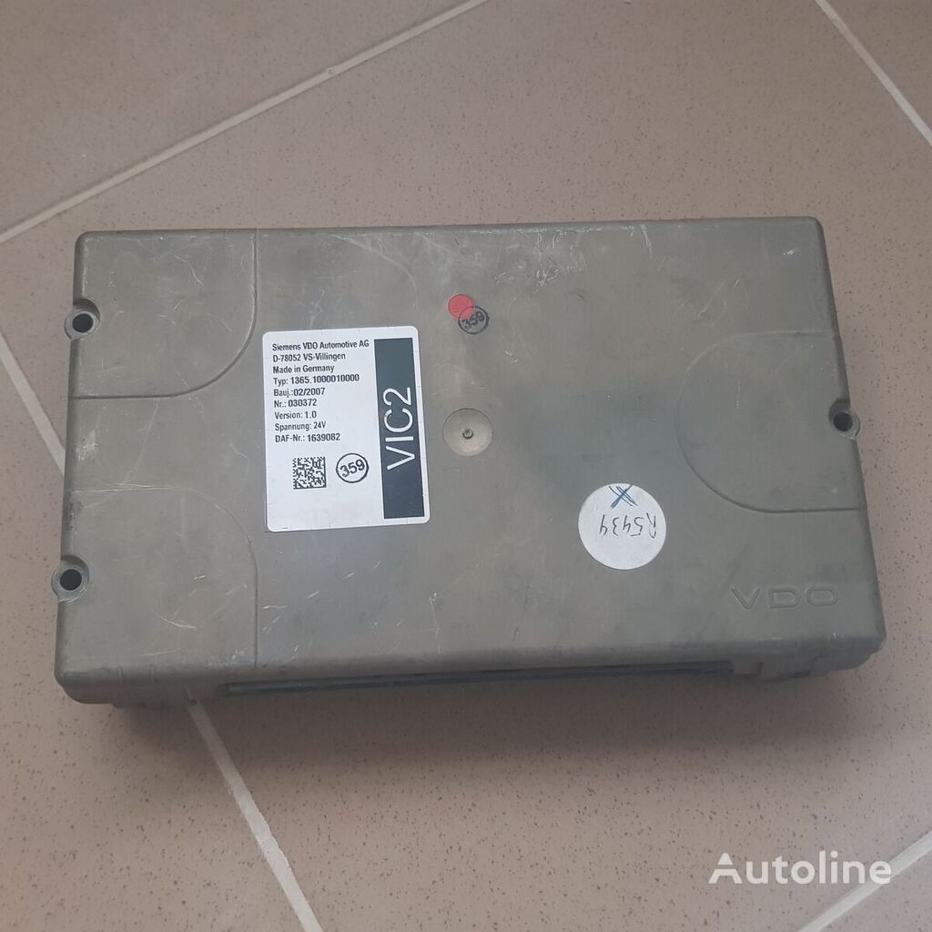 riadiaca jednotka DAF 95XF EURO3, VIC2 electronic control unit 1639082 na ťahača DAF 95XF