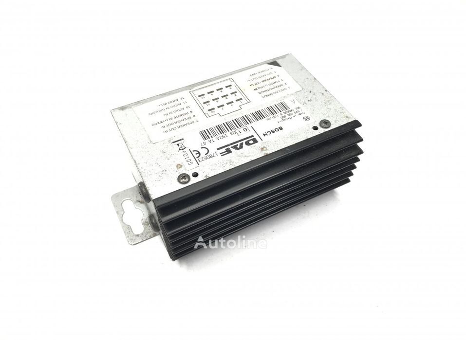 DAF Audio amplifier BOSCH XF95, XF105 (2001-2014) 1780623 control unit for DAF XF105 (01.05-) truck - Autoline