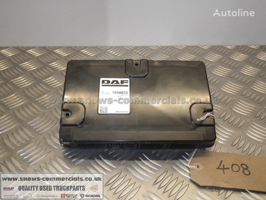 riadiaca jednotka DAF ELC ECU 1958833 na nákladného auta DAF CF & XF Euro6 s 2014-2015