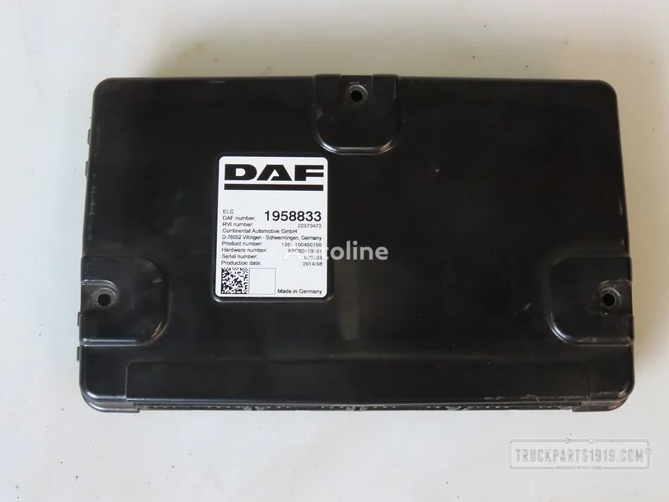 valdymo blokas DAF Electrical System ECU ELC 1958833 sunkvežimio