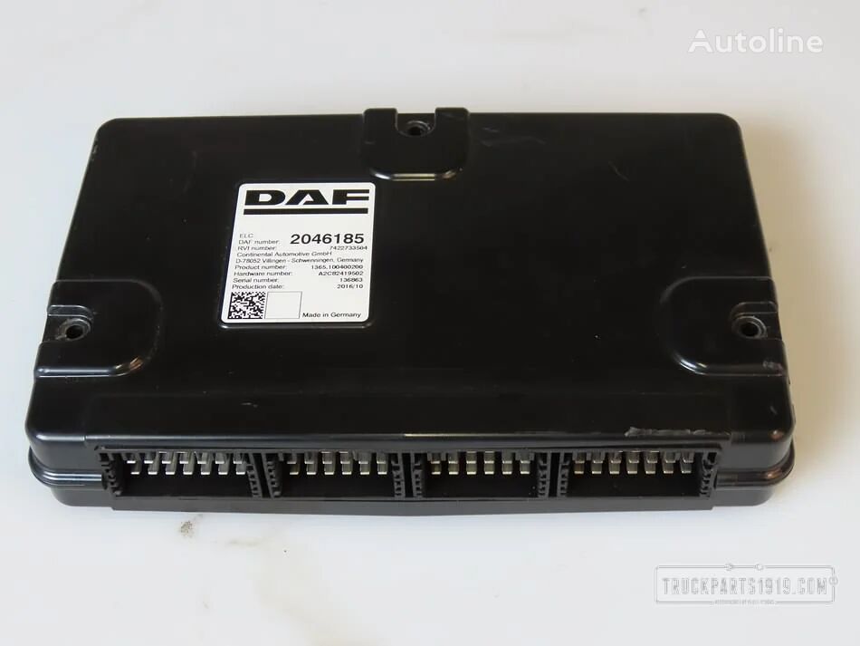 DAF Electrical System ELC ECU 2046185 styreenhet for lastebil