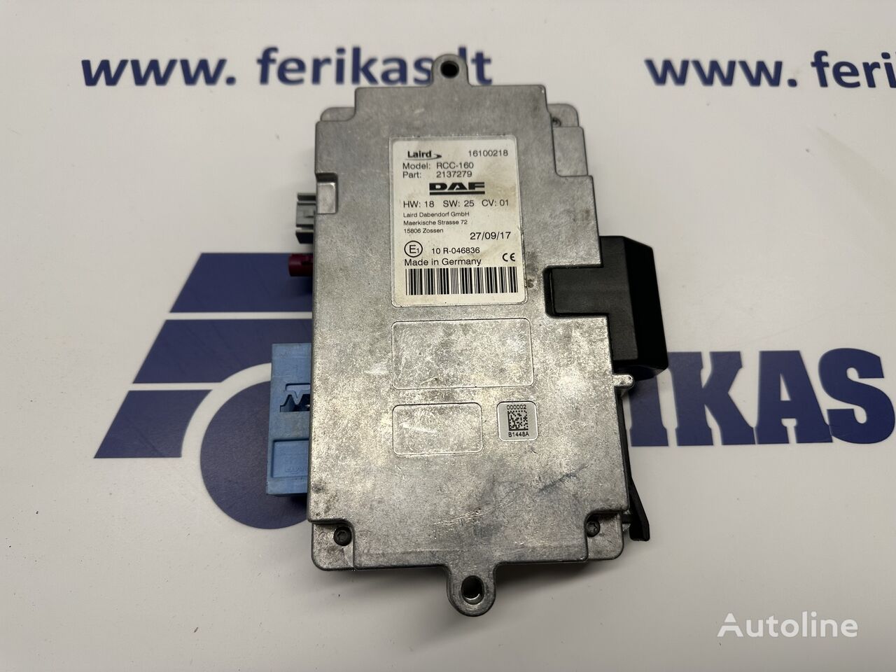 centralina DAF telephone interface control unit per trattore stradale DAF XF106