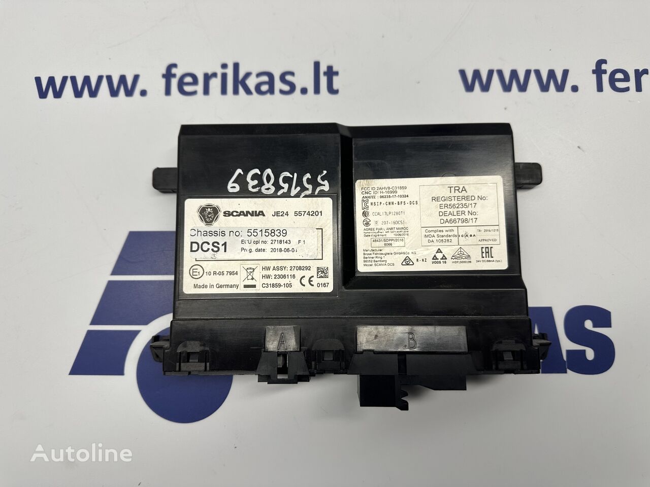 ECU VIS CUV3 control unit for Scania truck tractor