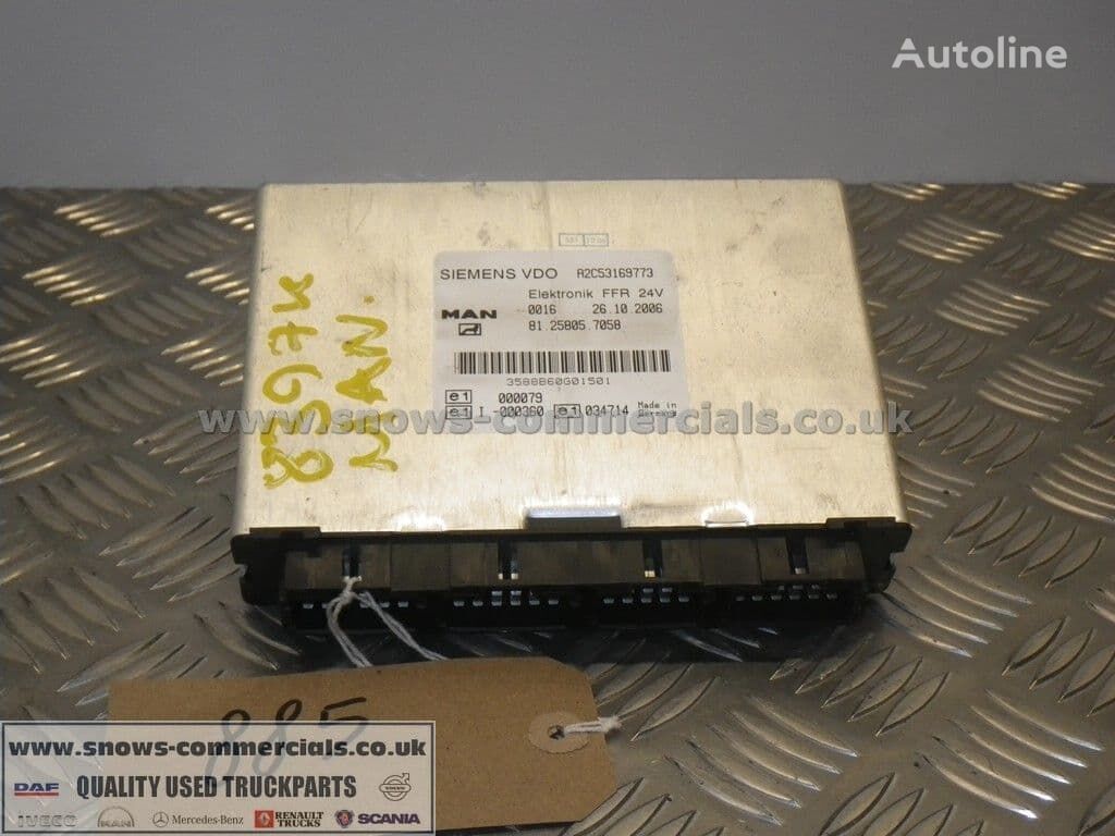 FFR ECU 81.25805-7058 styrenhet till MAN TGA 2006-2007 lastbil