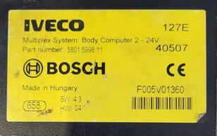 IVECO STEROWNIK MODUŁ BODY KOMPUTER IVECO STRALIS 5801 5998 11 5801599811 upravljačka jedinica za tegljača