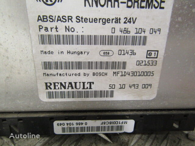 وحدة التحكم Knorr-Bremse لـ الشاحنات Renault Midlum DXi