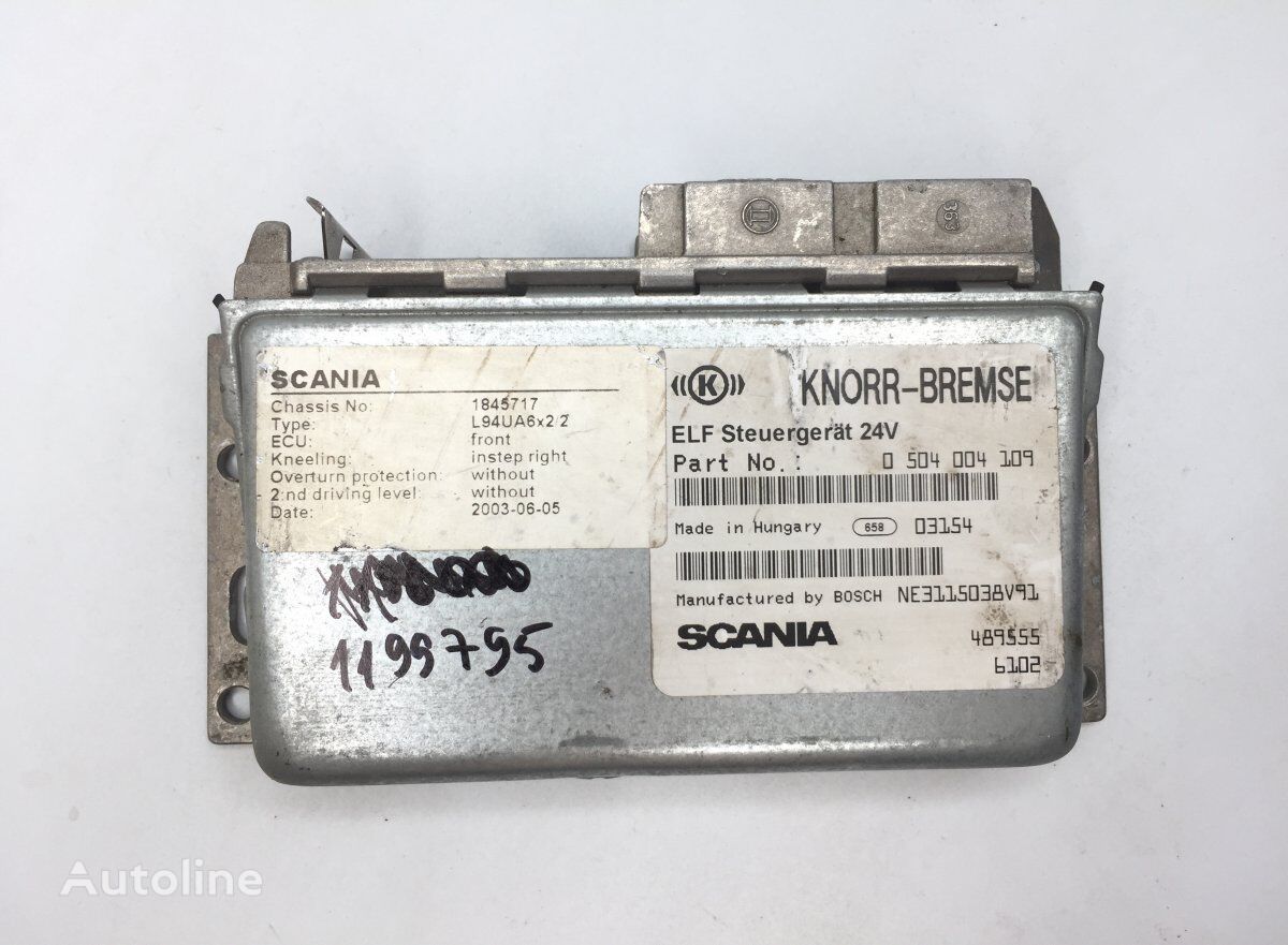 Knorr-Bremse 4-Series bus L94 (01.96-12.06) 489555 styreenhet for Scania 4-series bus (1995-2006) buss