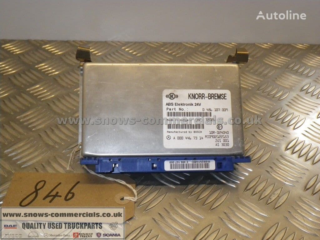 unité de commande Knorr-Bremse ABS ECU A0004467314 pour camion Mercedes-Benz