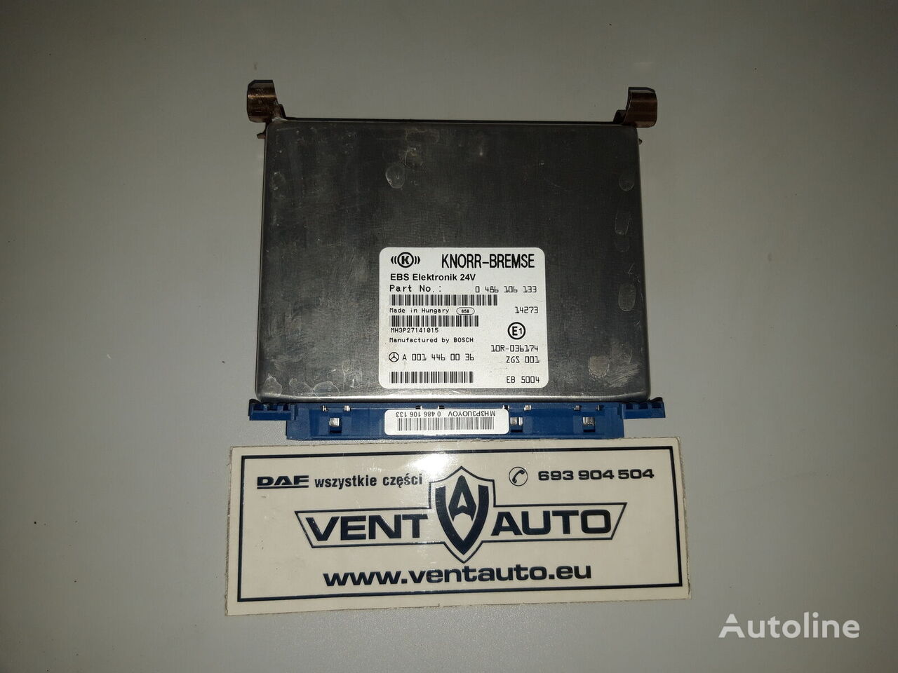 Knorr-Bremse ACTROS MP4 EURO 6 control unit for Mercedes-Benz ACTROS MP4 truck tractor