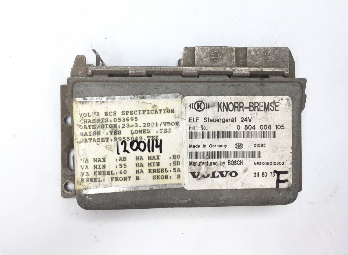 Knorr-Bremse B10B (01.78-12.01) 3118073 unidad de control para Volvo B6, B7, B9, B10, B12 bus (1978-2011) autobús