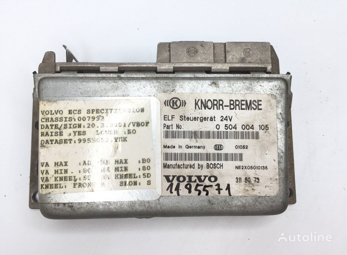 Knorr-Bremse B10B (01.78-12.01) 3118073 unidad de control para Volvo B6, B7, B9, B10, B12 bus (1978-2011) autobús