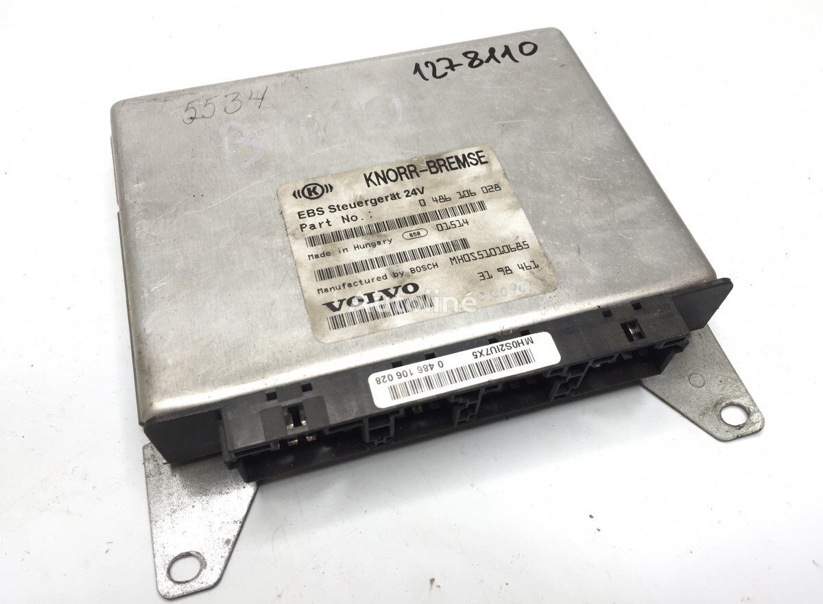 Knorr-Bremse B12B (01.97-12.11) 3198461 unidad de control para Volvo B6, B7, B9, B10, B12 bus (1978-2011) autobús