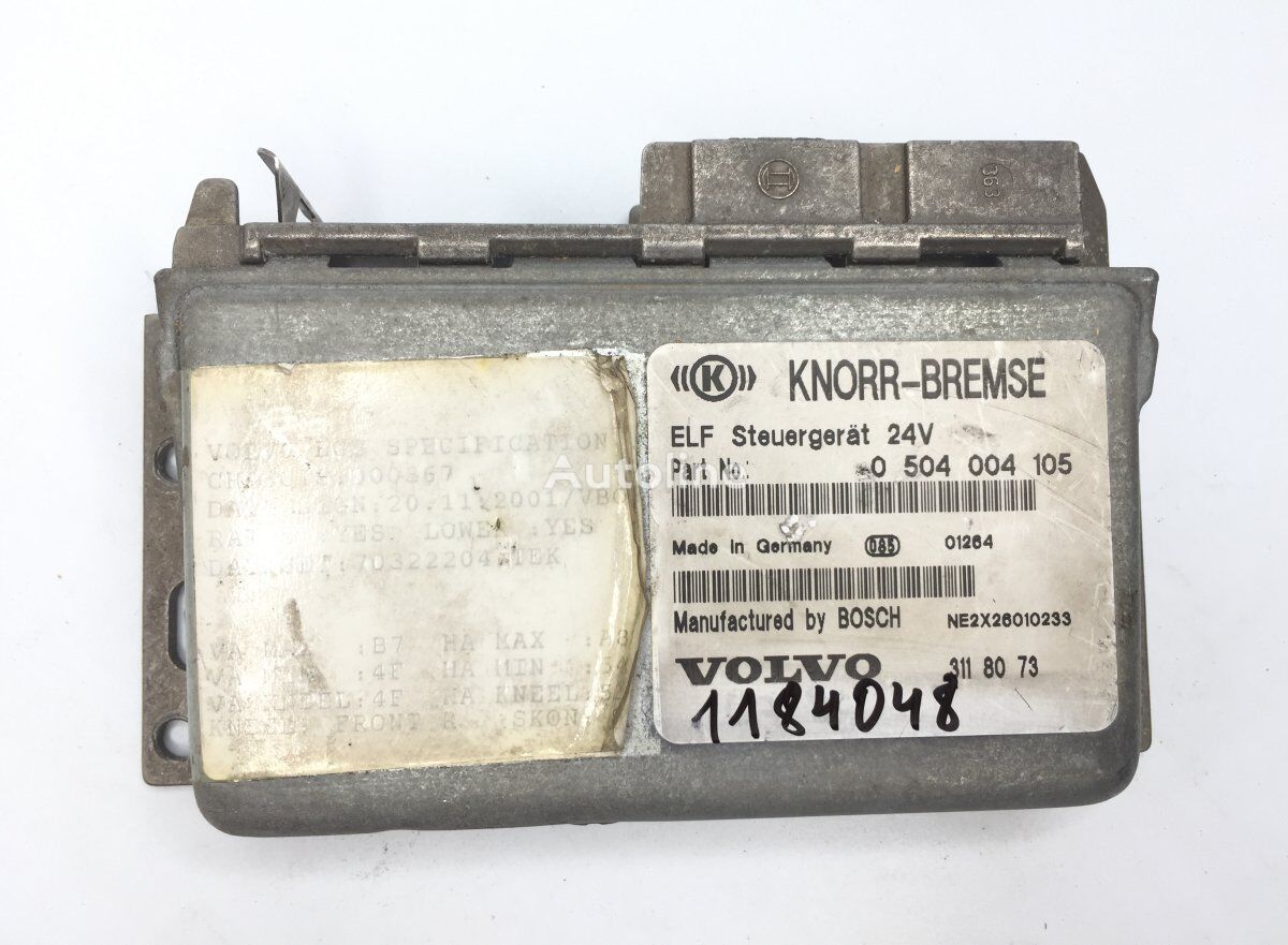 Knorr-Bremse B12B (01.97-12.11) 3118073 unidad de control para Volvo B6, B7, B9, B10, B12 bus (1978-2011) autobús