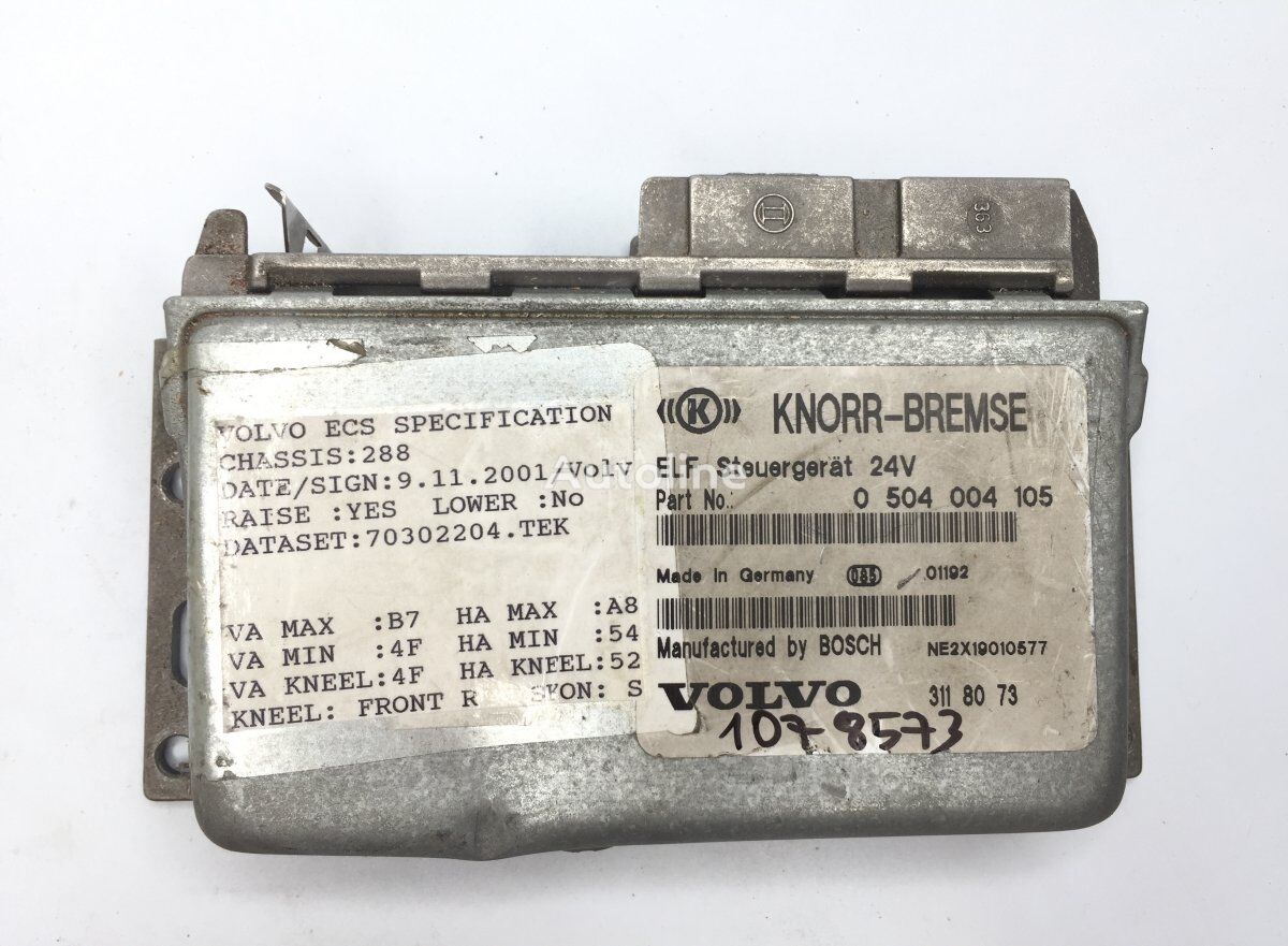 Knorr-Bremse B12B (01.97-12.11) 3118073 control unit for Volvo B6, B7, B9, B10, B12 bus (1978-2011)