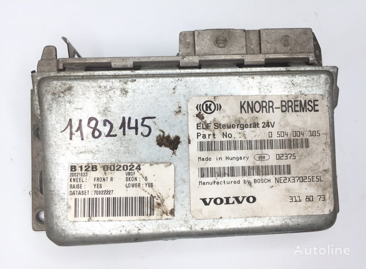 Knorr-Bremse B12B (01.97-12.11) 3118073 vadības bloks paredzēts Volvo B6, B7, B9, B10, B12 bus (1978-2011) autobusa