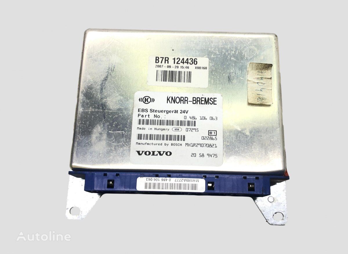 Knorr-Bremse B7R (01.06-) control unit for Volvo B7, B8, B9, B12 bus (2005-)