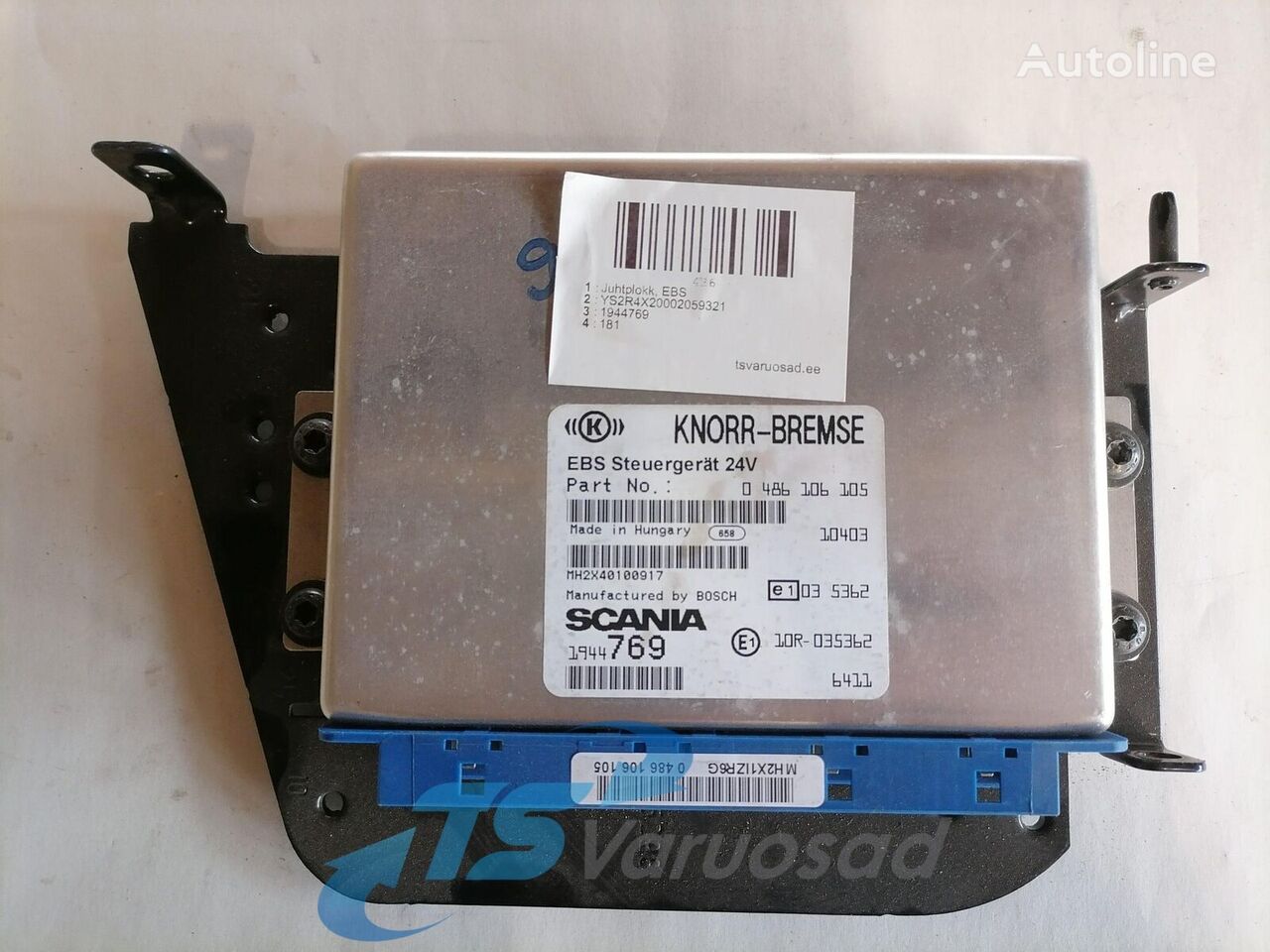 Knorr-Bremse Ecu, EBS 1944769 control unit for Scania R440 truck tractor