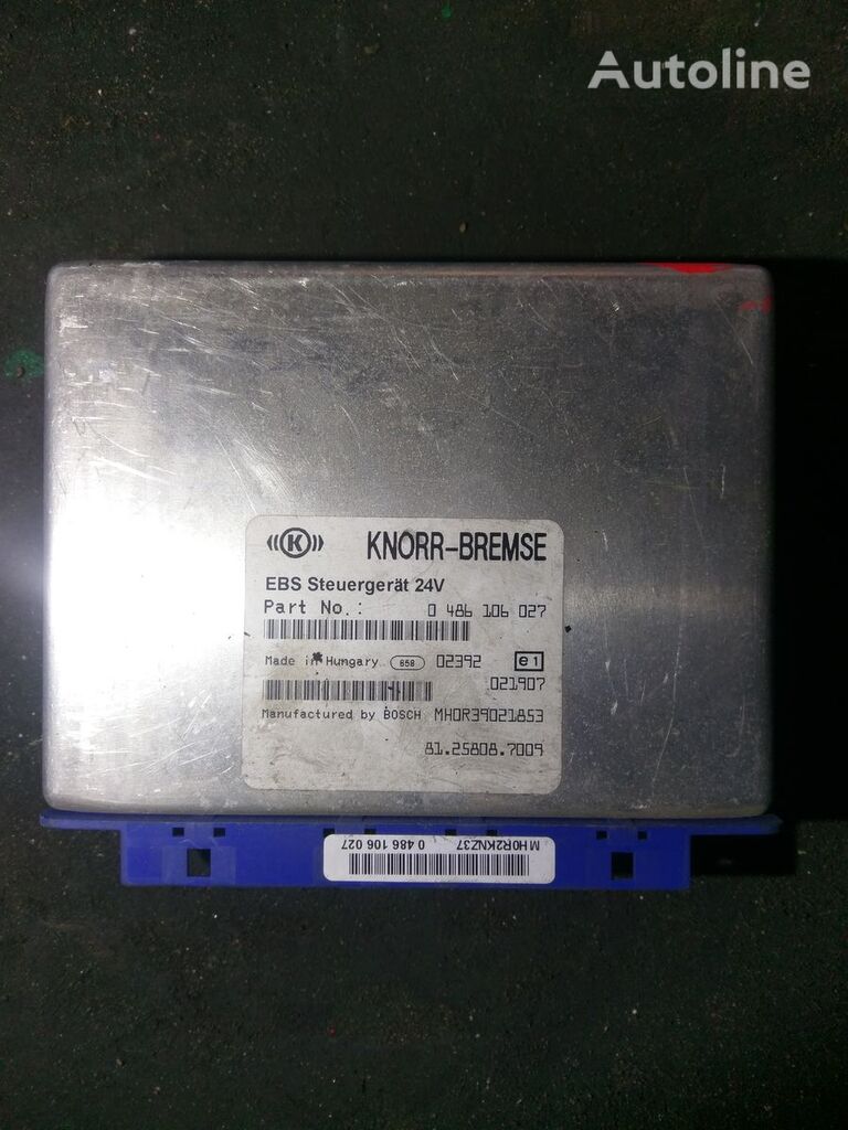 Knorr-Bremse TG EBS BOSCH 0486106027 81.25808.7009 unidad de control para MAN tractora