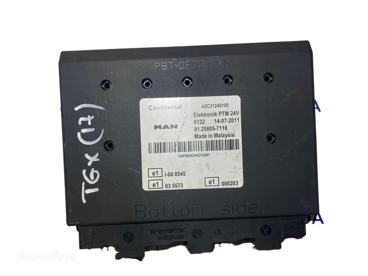 control unit for MAN truck tractor