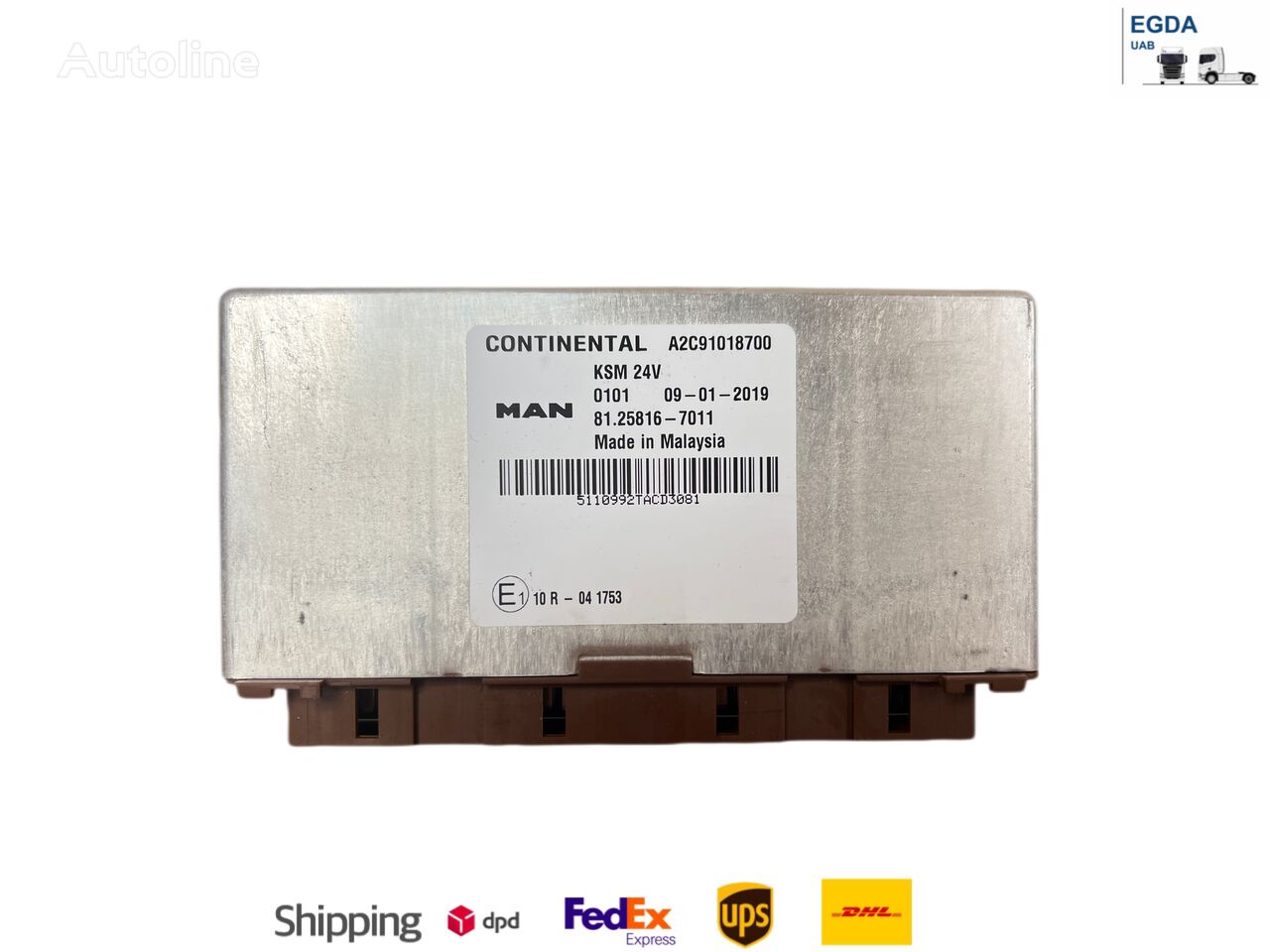 MAN 2019 control unit for MAN truck tractor