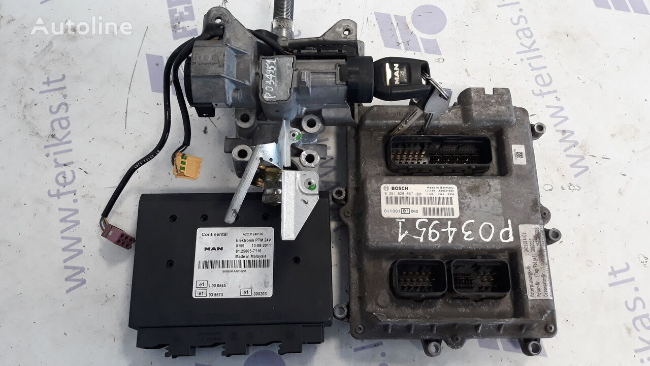 блок за управление MAN D2676 EURO 5 ECU set 0281020067 за влекач MAN TGX