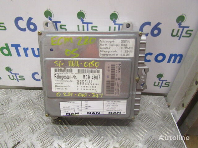 блок управления MAN ECM ENGINE ECU P/NO 51.11616.0150 для грузовика MAN 280