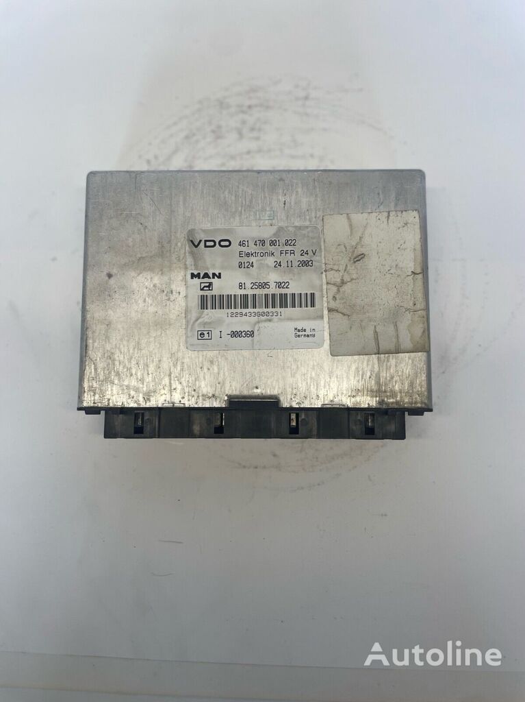 MAN ECU 81258057022 upravljačka jedinica za MAN TGX, TGS, TGM, TGL kamiona