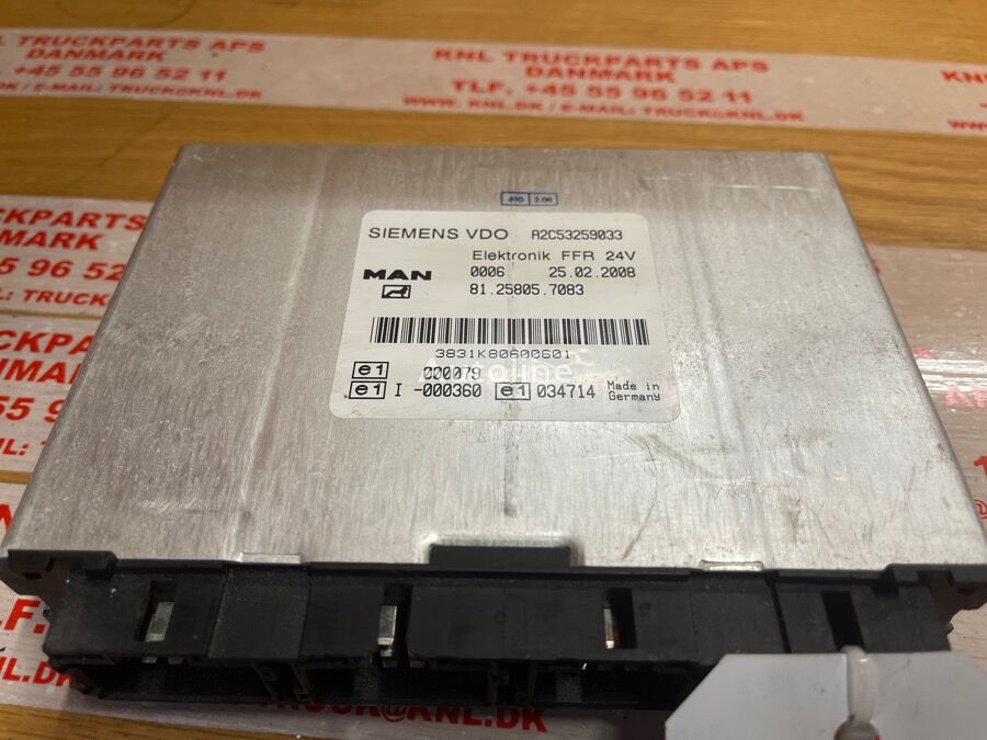 MAN ECU 81.25805-7083 control unit for truck