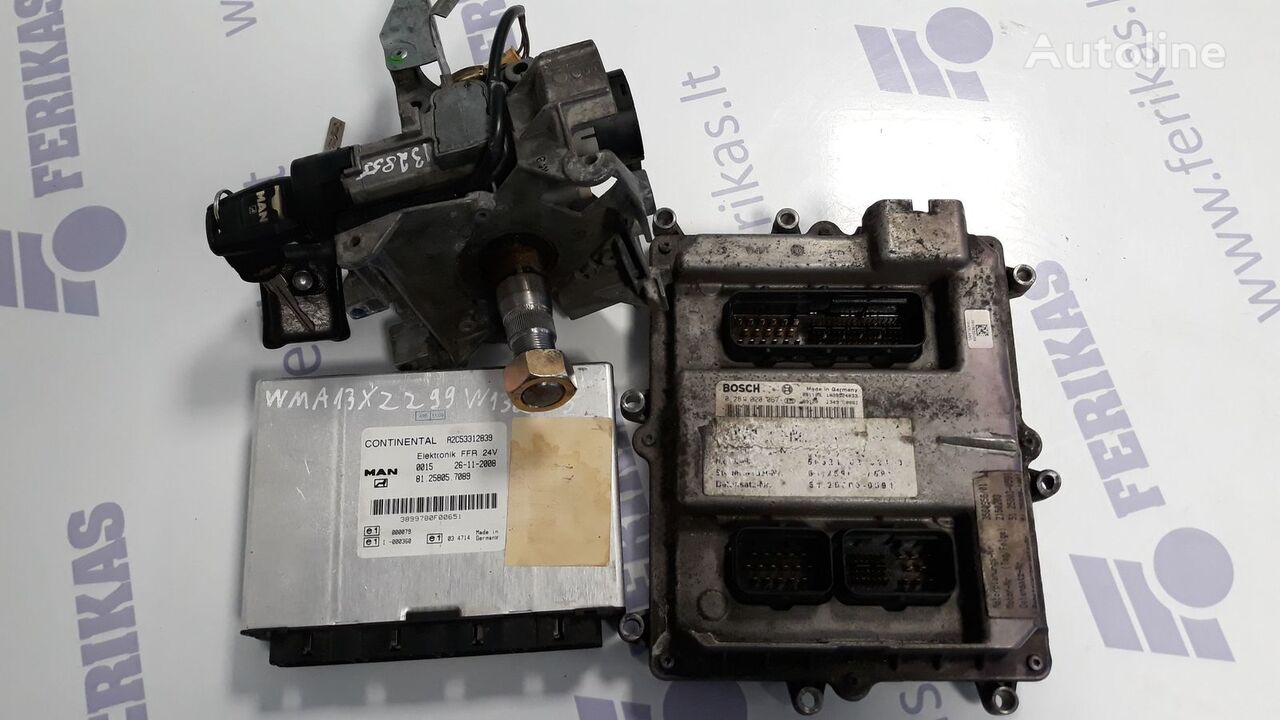 MAN ECU complete set with FFR and ignition with key ( WORLDWIDE upravljačka jedinica za MAN TGX tegljača