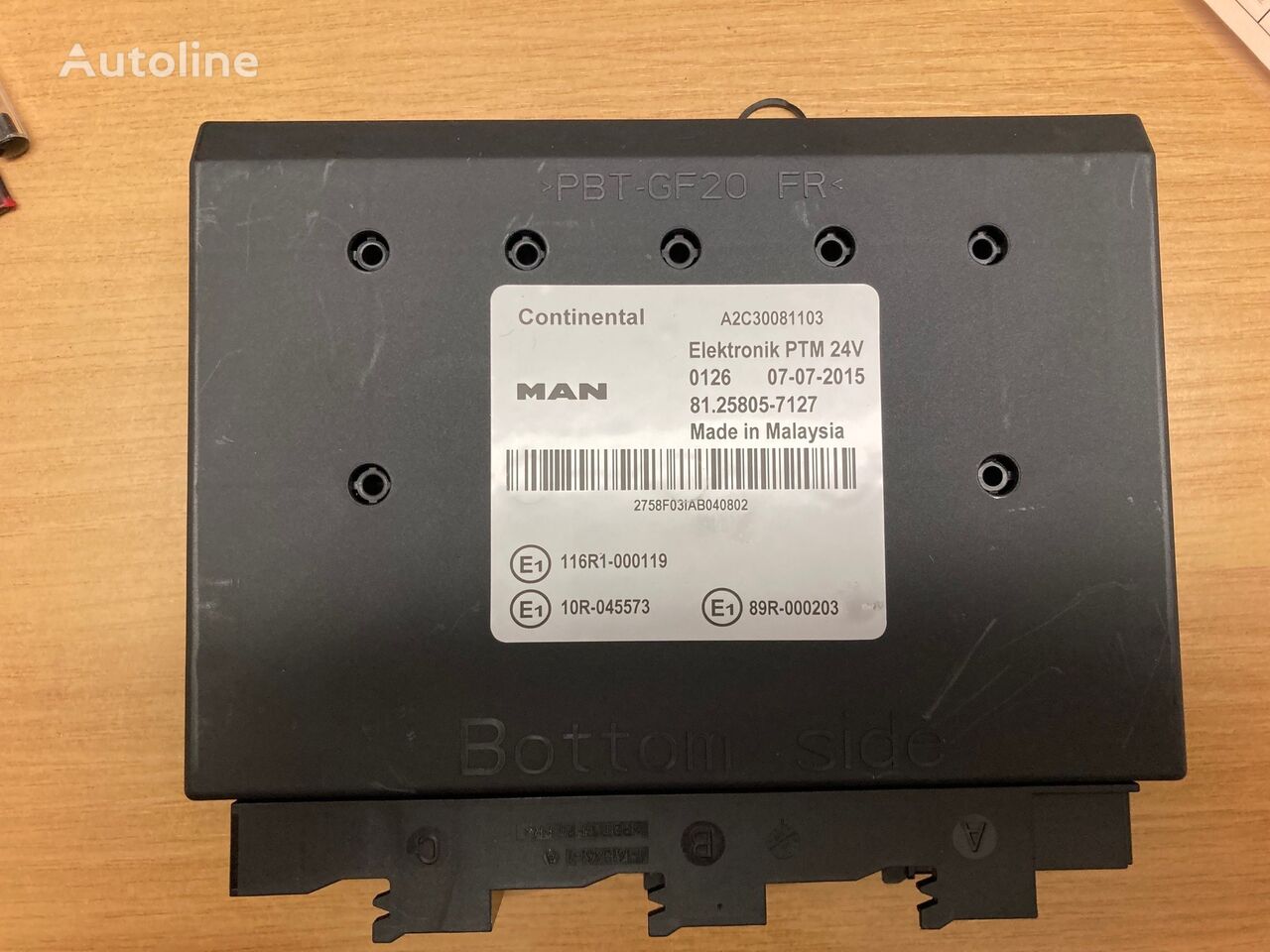 MAN Elektronik PTM 24V 81.25805-7127 control unit for MAN TGX/ TGA/TGM/TGS truck