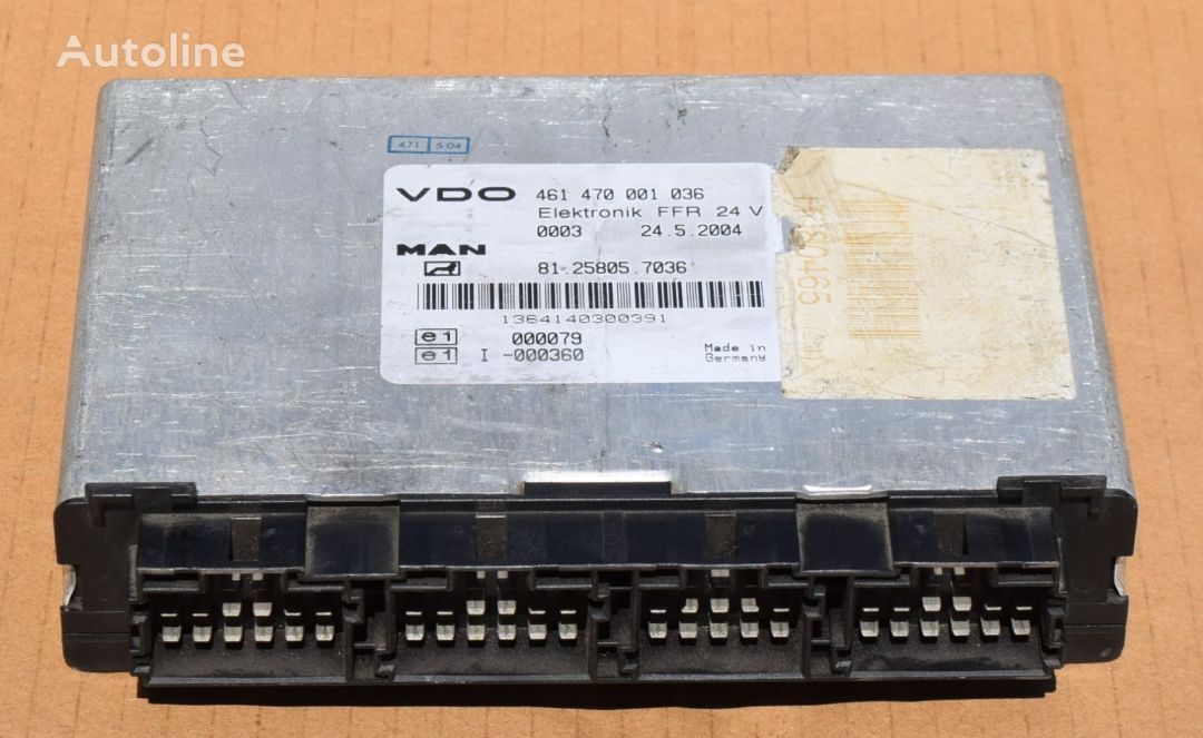 MAN KOMPUTER/ STEROWNIK FFR  TGX TGS 81.25805. 7036 81.25805.7036 control unit for MAN truck