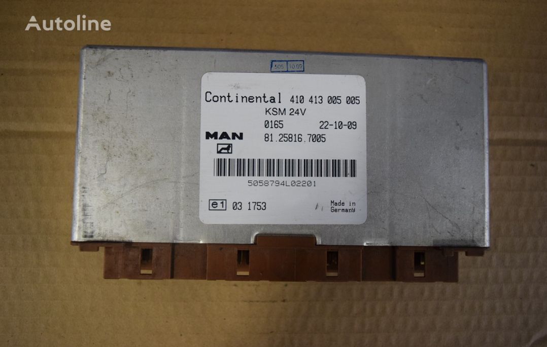 MAN STEROWNIK KSM 81.25816-7005 control unit for MAN TGX TGS  truck - Autoline