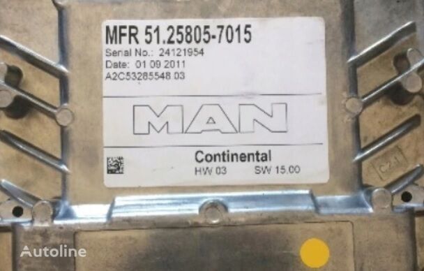 MAN TGX TGS BUS MFR ECU control unit, ECU, ECM, 51258057015, 5125805 for MAN TGX, TGS, TGA, TGL, TGM truck tractor