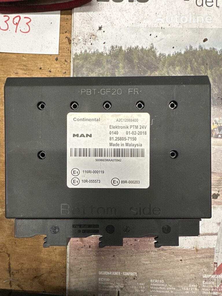 وحدة التحكم MAN TYM ECU 81.25805-7150 لـ الشاحنات