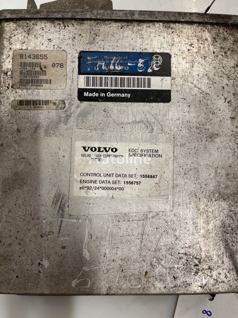 MAN VOLVO ECU EDC 8143655 vezérlőegység teherautó-hoz