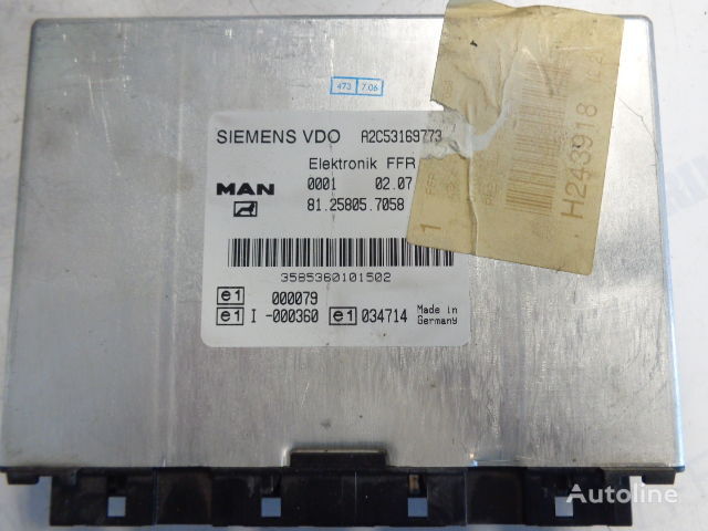 блок управления MAN elektronik FFR control unit (WORLDWIDE DELIVERY) 81258057058 для тягача MAN TGX