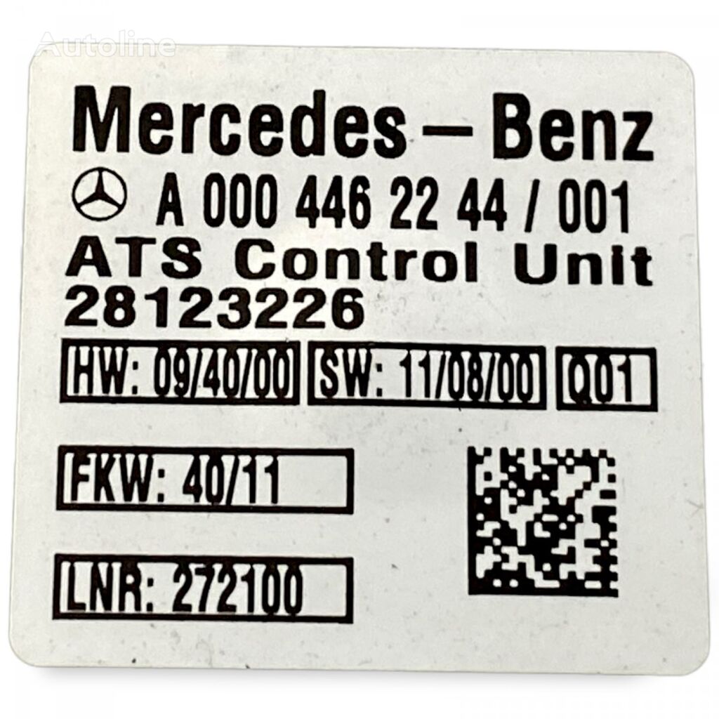 Mercedes-Benz Actros MP4 2551 (01.12-) control unit for Mercedes-Benz Actros MP4 Antos Arocs (2012-) truck tractor