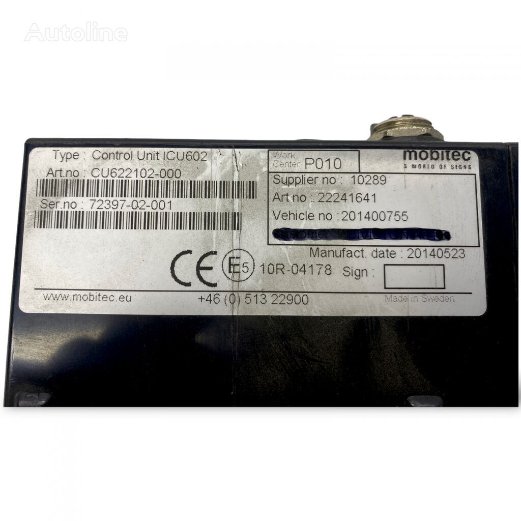 Mobitec B7R (01.06-) 20190816 control unit for Volvo B7, B8, B9, B12 bus (2005-)