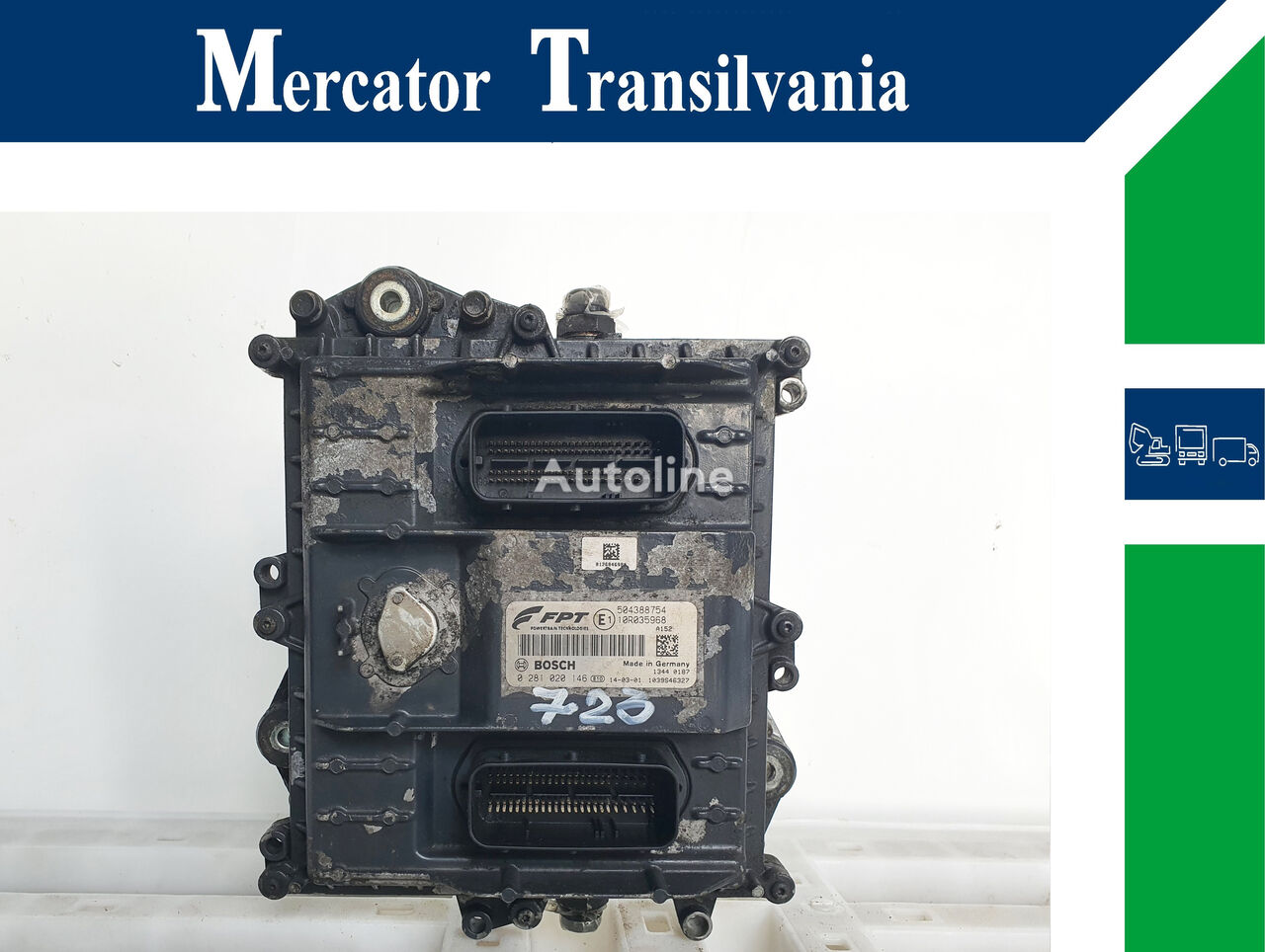 centralina Motor Bosch 0 281 020 146, 504388754, 10R035968 para autocarro IVECO Urbanway para peças