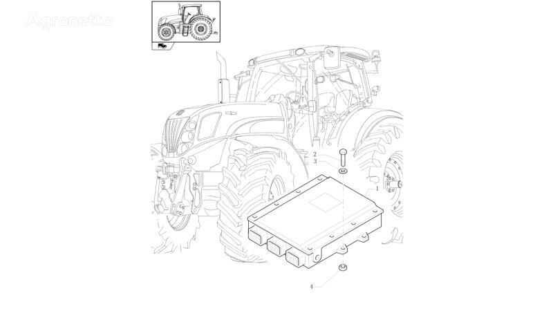 unitate de control New Holland 84225084 pentru tractor cu roţi New Holland T6010 T6070