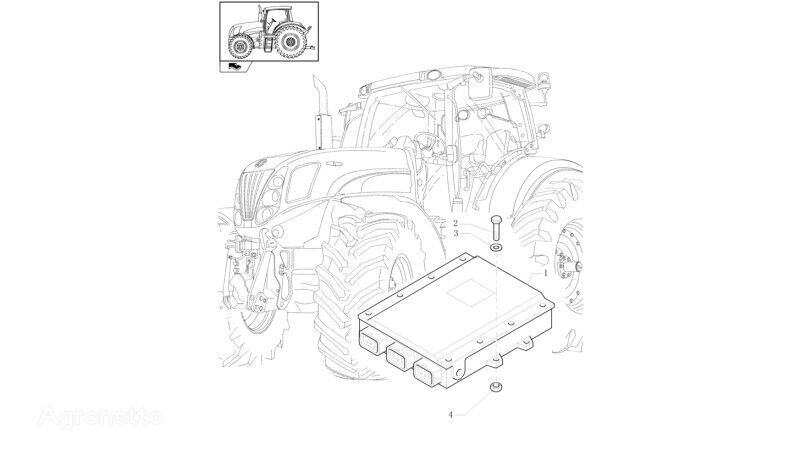 New Holland T6010 T6070 Moduł 84161711 84161711 besturingseenheid voor New Holland T6010 T6070  wielen trekker