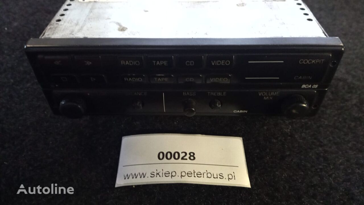 Panel sterowania audio Blaupunkt, BCA 05 control unit for Bova Futura bus