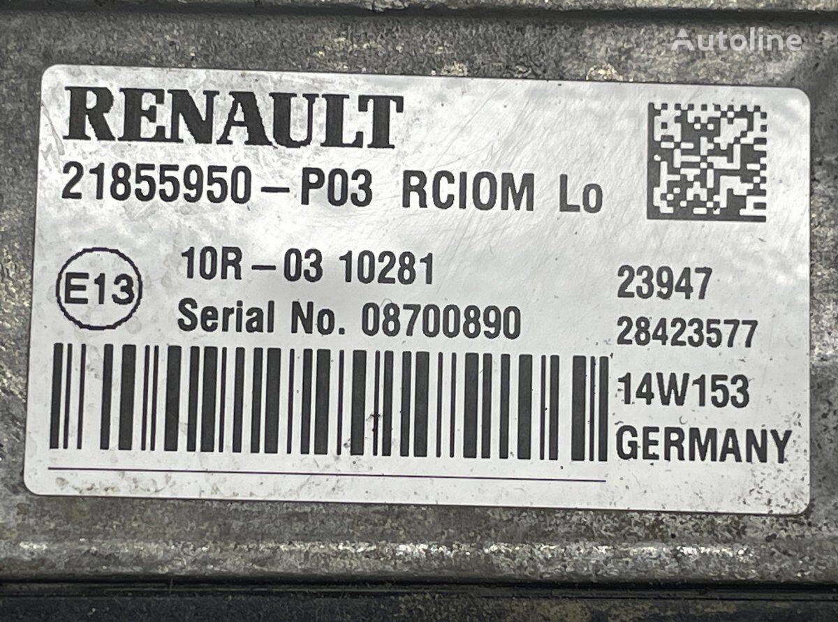 Renault T (01.13-) Steuereinheit für Renault T (2013-) Sattelzugmaschine