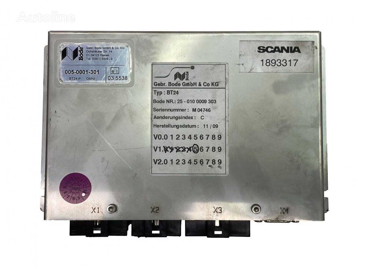 SCANIA, BODE K-Series (01.06-) control unit for Scania K,N,F-series bus (2006-)