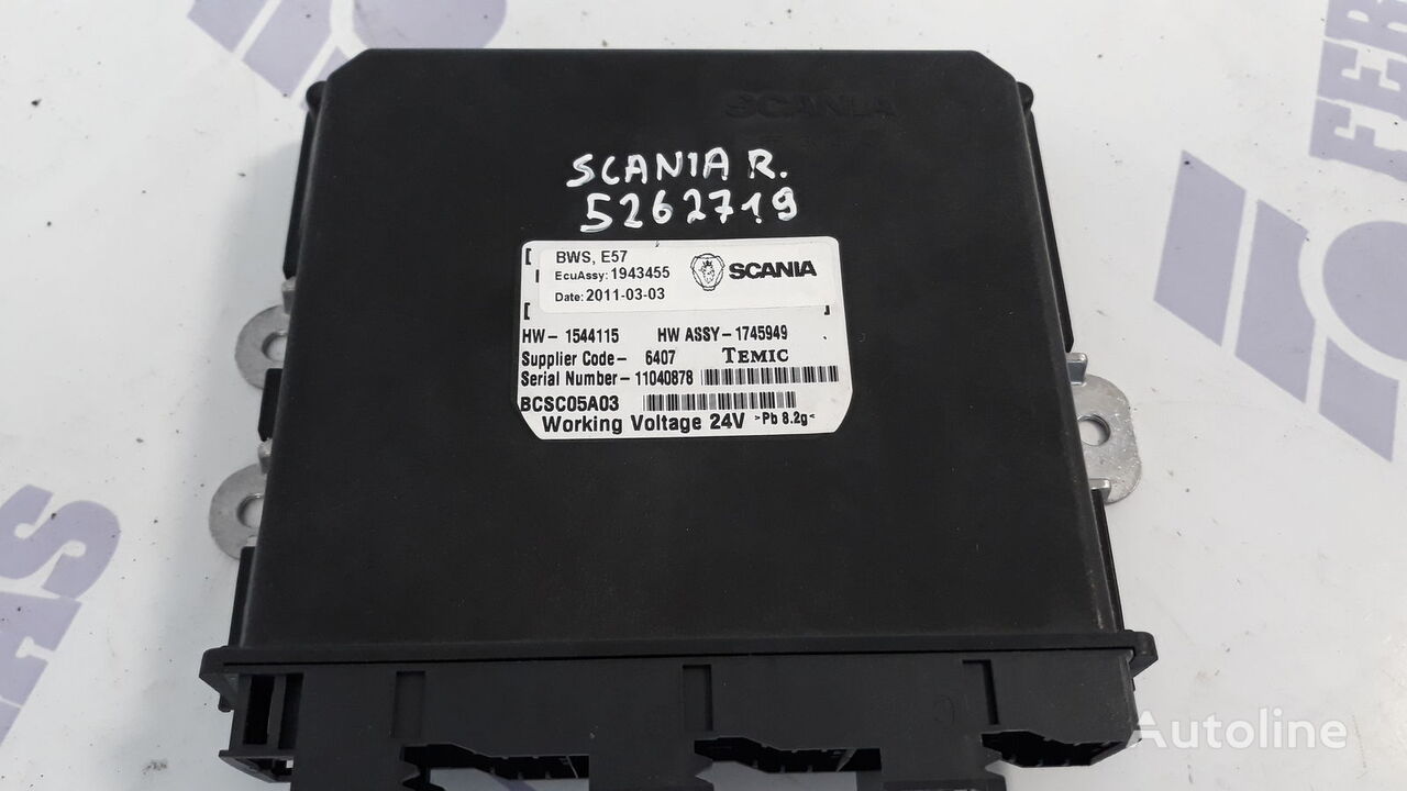 Scania BWS control unit for Scania R truck tractor