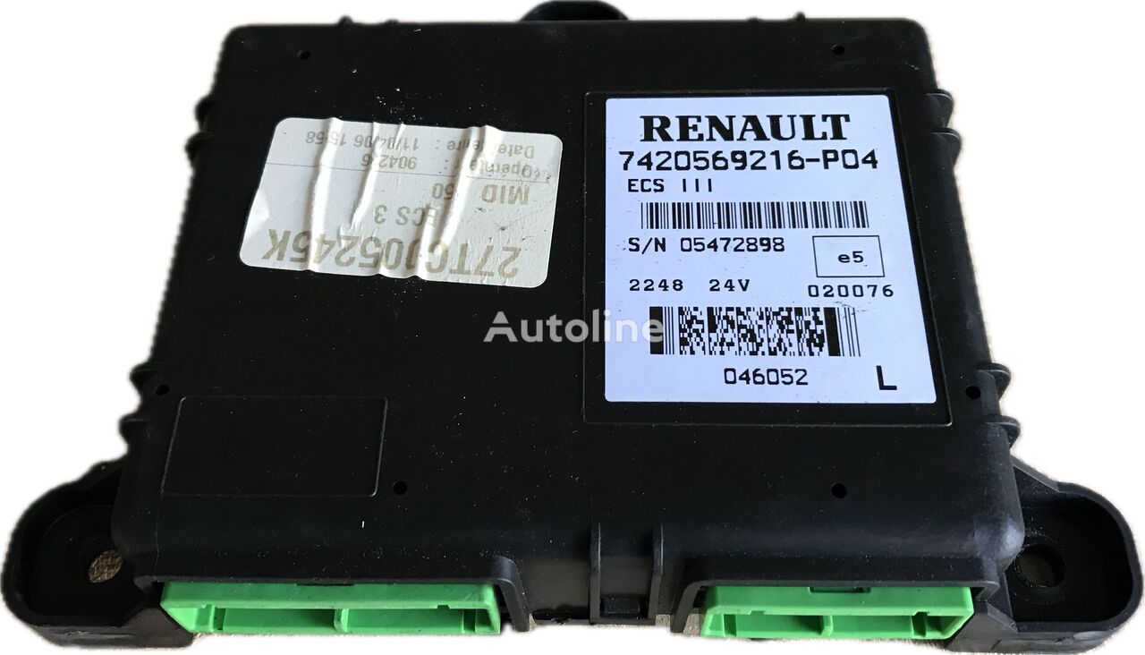 Scania ECAS 7420569216 control unit for Renault Premium dxi truck tractor