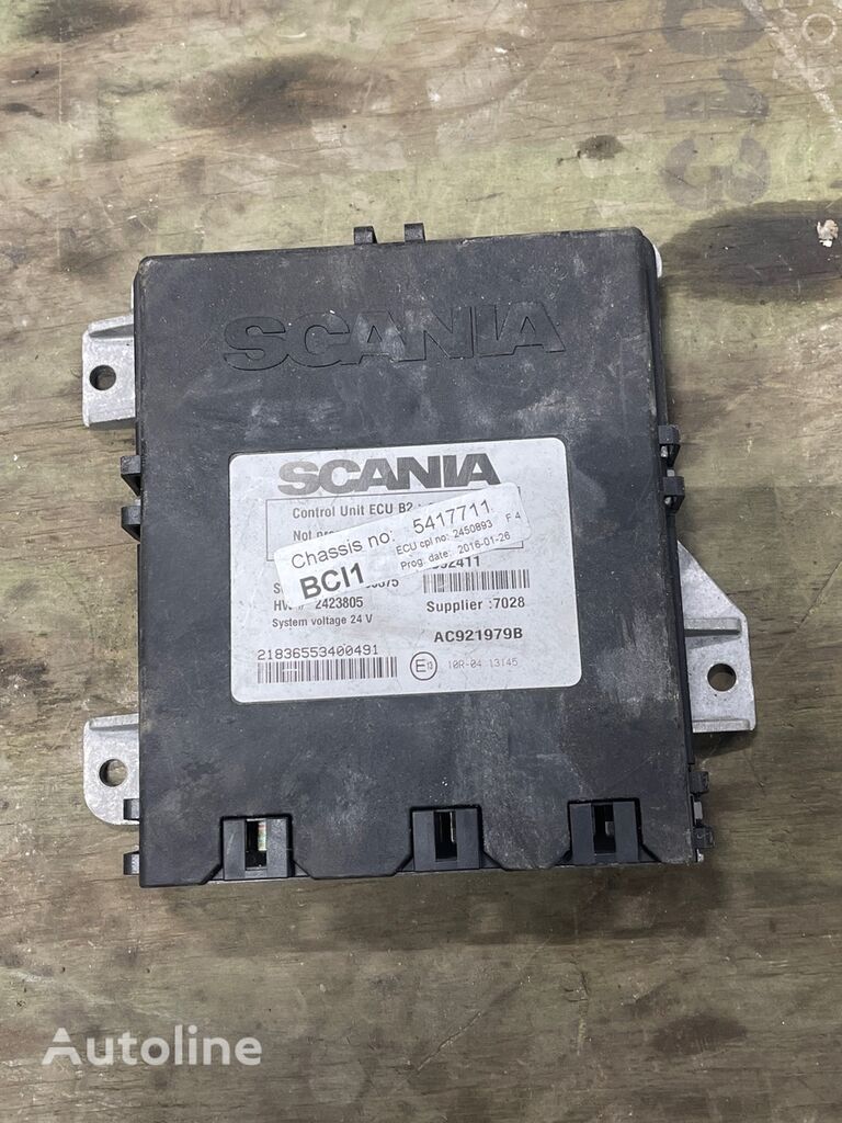 riadiaca jednotka Scania ECU BWE 2450893 na nákladného auta