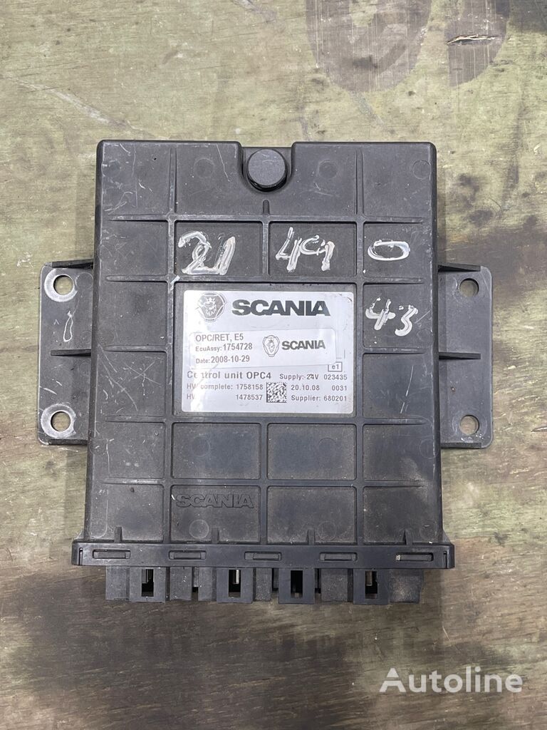 Scania ECU OPC4 1754728 unidad de control para camión