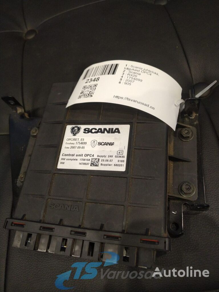 блок за управление Scania Ecu, GMS OPC4 1754699 за влекач Scania R420